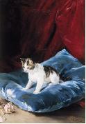 Francisco Domingo Marques Cat Germany oil painting artist